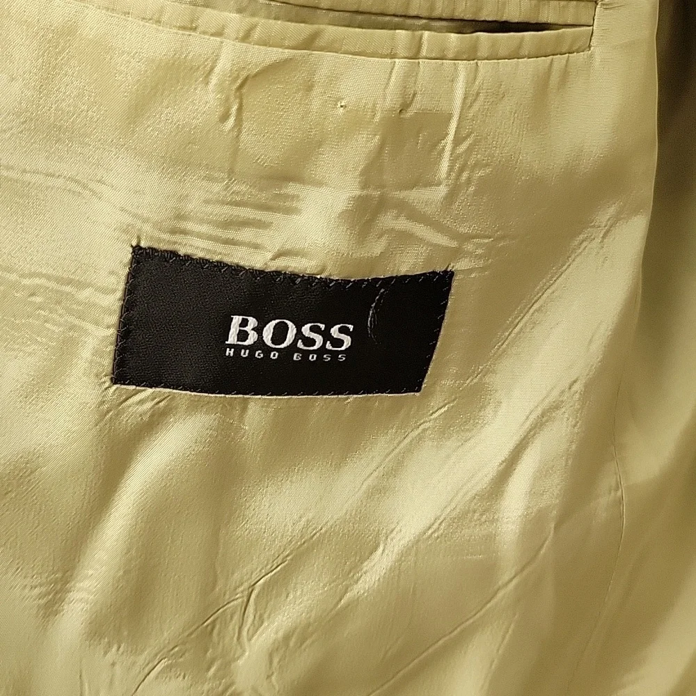 Hugo Boss men's blazer 40R 80% virgin wool, 20% silk office business eclectic